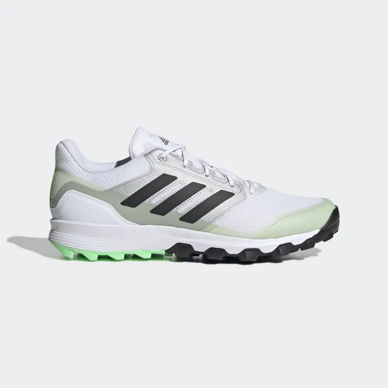 adidas Flexcloud 2.1 Hockeyschoenen Cloud White / Core Black / Linen Green (GZ4105)