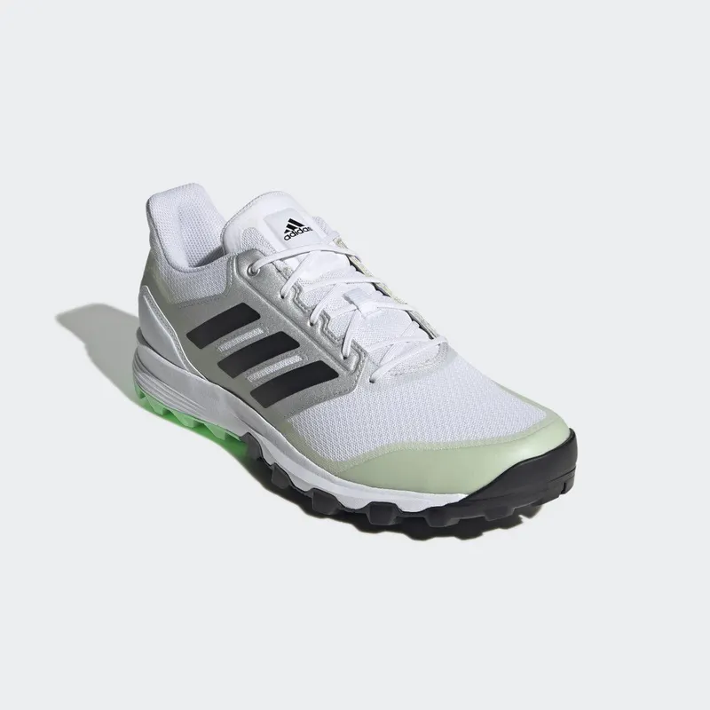 adidas Flexcloud 2.1 Hockeyschoenen Cloud White / Core Black / Linen Green (GZ4105)