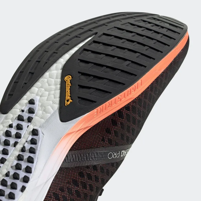 adidas Adizero Pro Core Black / Cloud White / Signal Coral (FW9604)