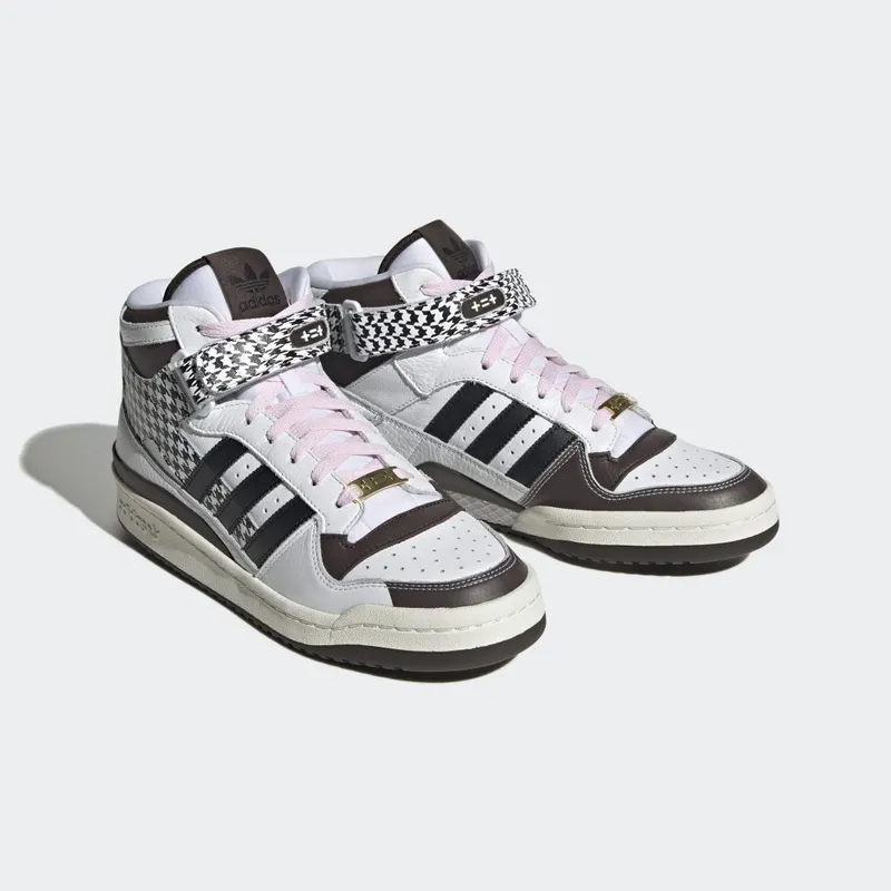 adidas Forum Mid Cloud White / Core Black / Dark Brown (FZ6587)