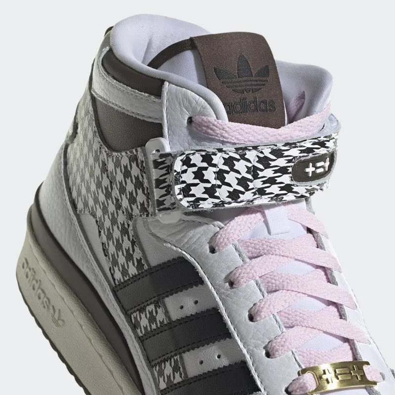 adidas Forum Mid Cloud White / Core Black / Dark Brown (FZ6587)