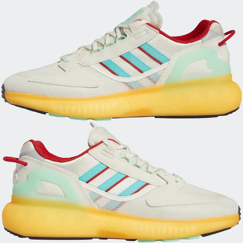 adidas ZX 5K Boost Off White / Mint Rush / Vivid Red (GW3040)