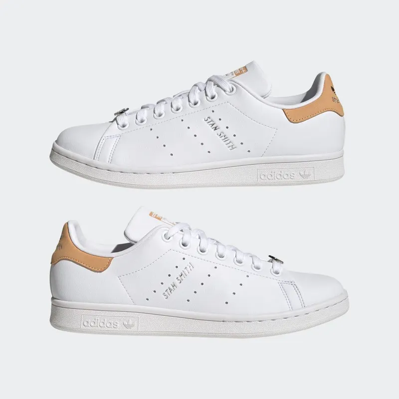 adidas Stan Smith Cloud White / Acid Orange / Silver Metallic (GW4241)
