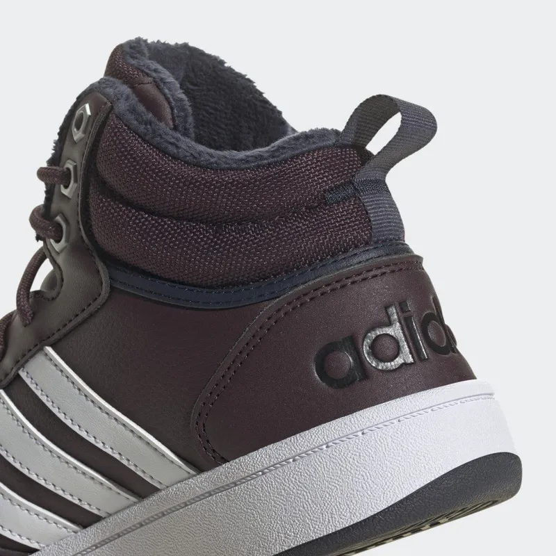 adidas Hoops 3.0 Mid Lifestyle Basketball Classic Winterschoenen Shadow Maroon / Cloud White / Legend Ink (GW6703)