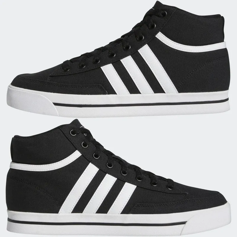 adidas Retrovulc Mid Canvas Skateboarding Core Black / Cloud White / Core Black (GW8374)