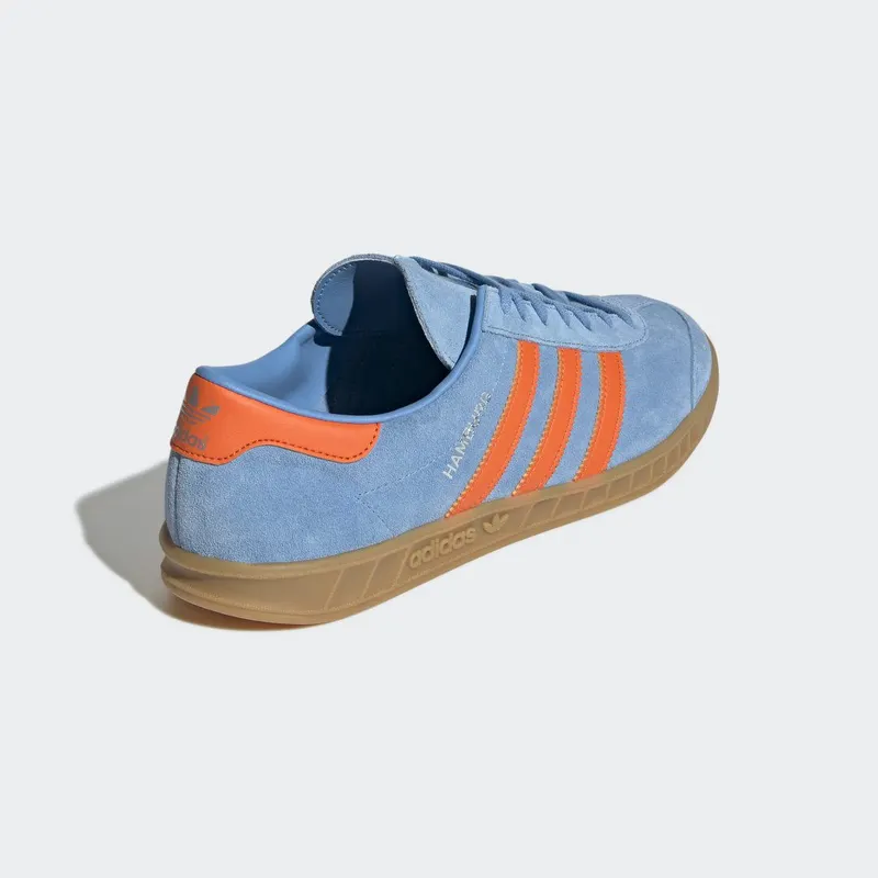 adidas Hamburg Light Blue / Orange / Silver Metallic (GX7223)