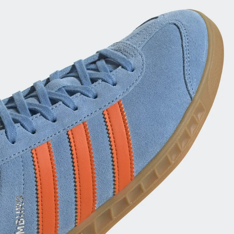 adidas Hamburg Light Blue / Orange / Silver Metallic (GX7223)