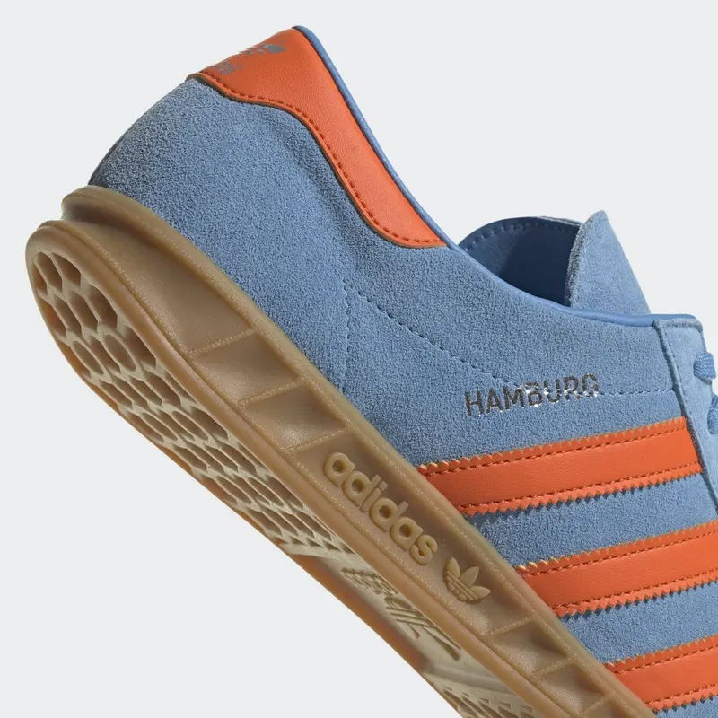 adidas Hamburg Light Blue / Orange / Silver Metallic (GX7223)
