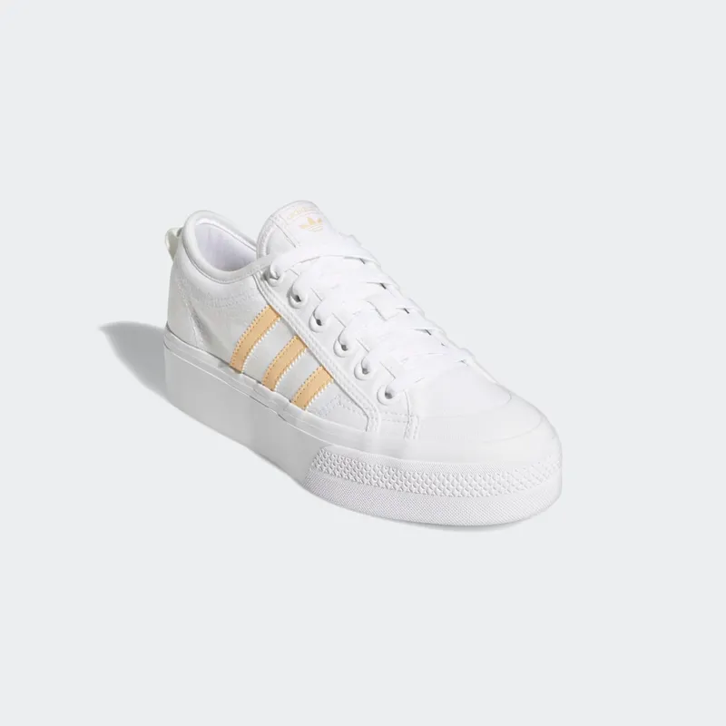 adidas Nizza Platform Cloud White / Pulse Amber / Clear Pink (GX6224)