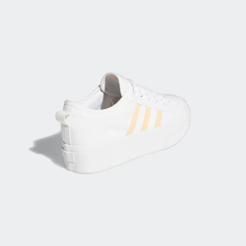 adidas Nizza Platform Cloud White / Pulse Amber / Clear Pink (GX6224)
