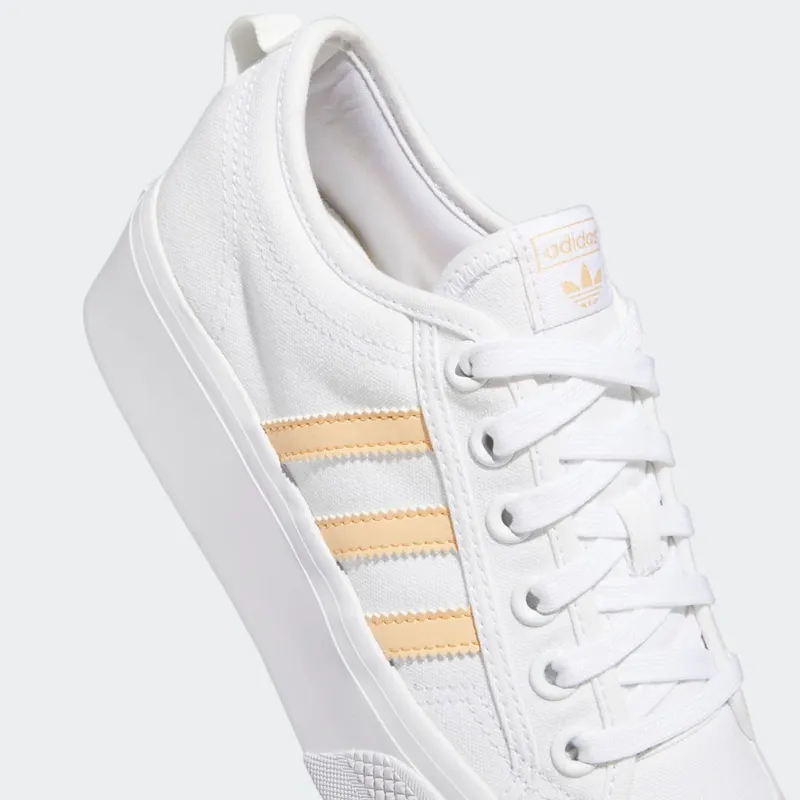 adidas Nizza Platform Cloud White / Pulse Amber / Clear Pink (GX6224)