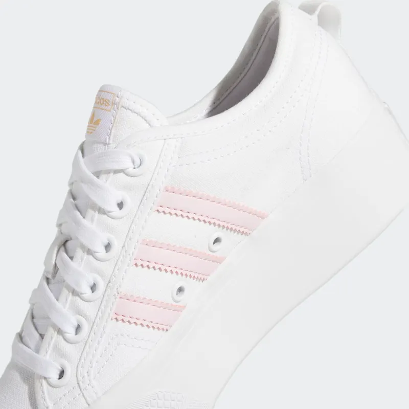 adidas Nizza Platform Cloud White / Pulse Amber / Clear Pink (GX6224)