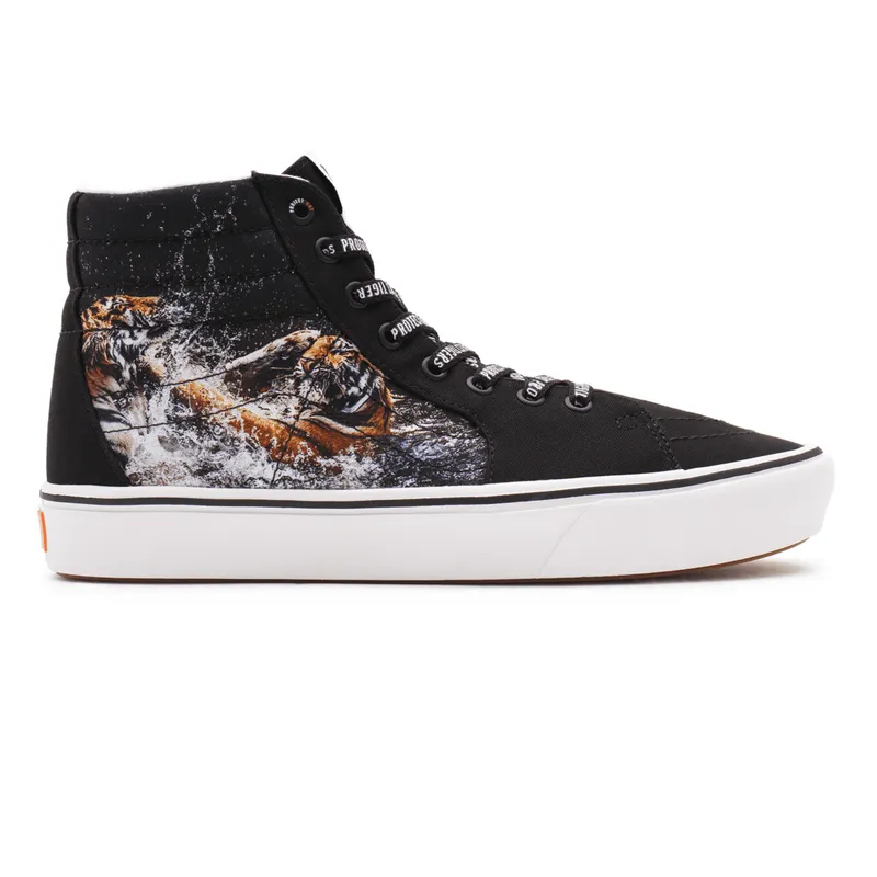 VANS Vans X Project Cat Comfycush Sk8-hi Zwart (VN0A3WMB9EF)