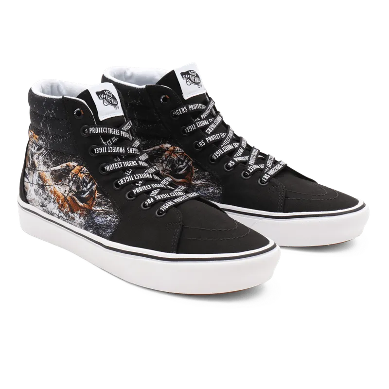 VANS Vans X Project Cat Comfycush Sk8-hi Zwart (VN0A3WMB9EF)