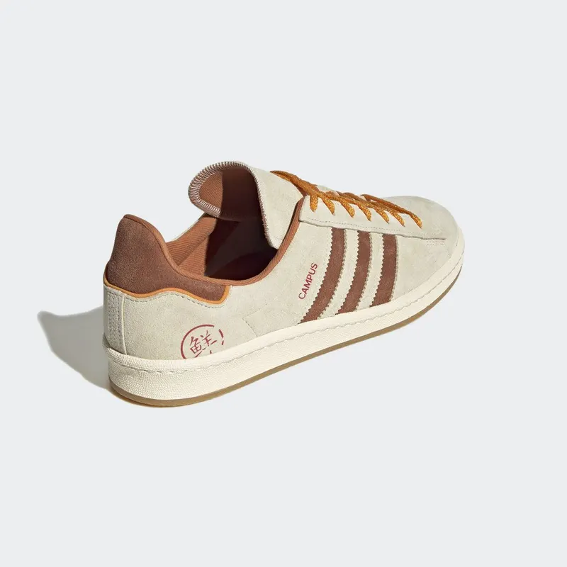 adidas Campus 80s Cream White / Auburn / Eqt Orange (GY4589)