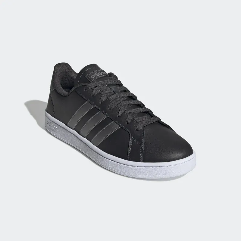adidas Grand Court Carbon / Iron Metallic / Cloud White (H04547)
