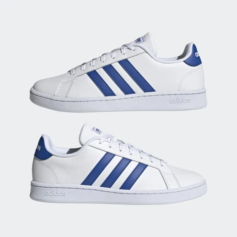 adidas Grand Court Cloud White / Royal Blue / Cloud White (H02062)