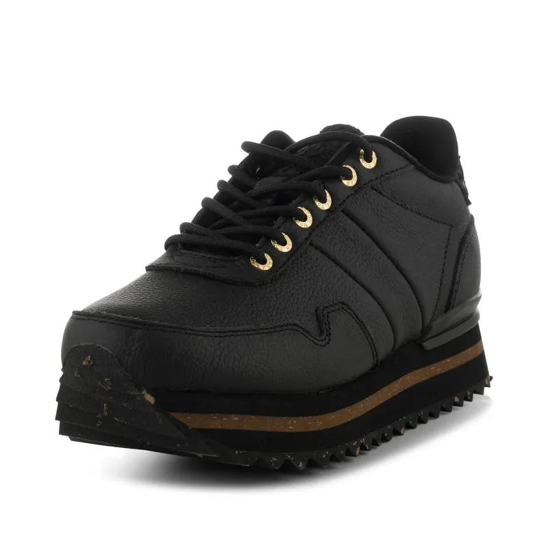 Woden Nora III Full Leather Plateau Black (WL1755 020)