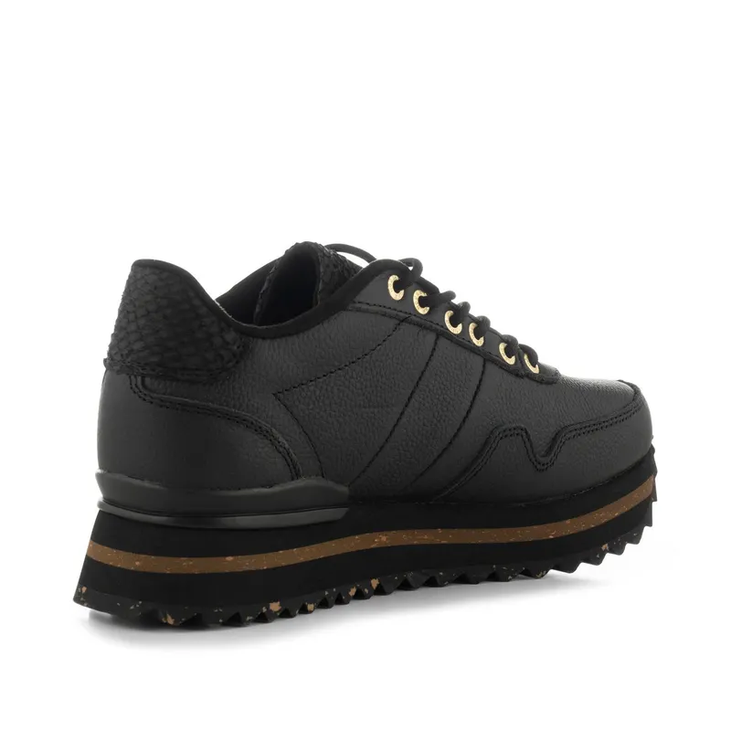 Woden Nora III Full Leather Plateau Black (WL1755 020)