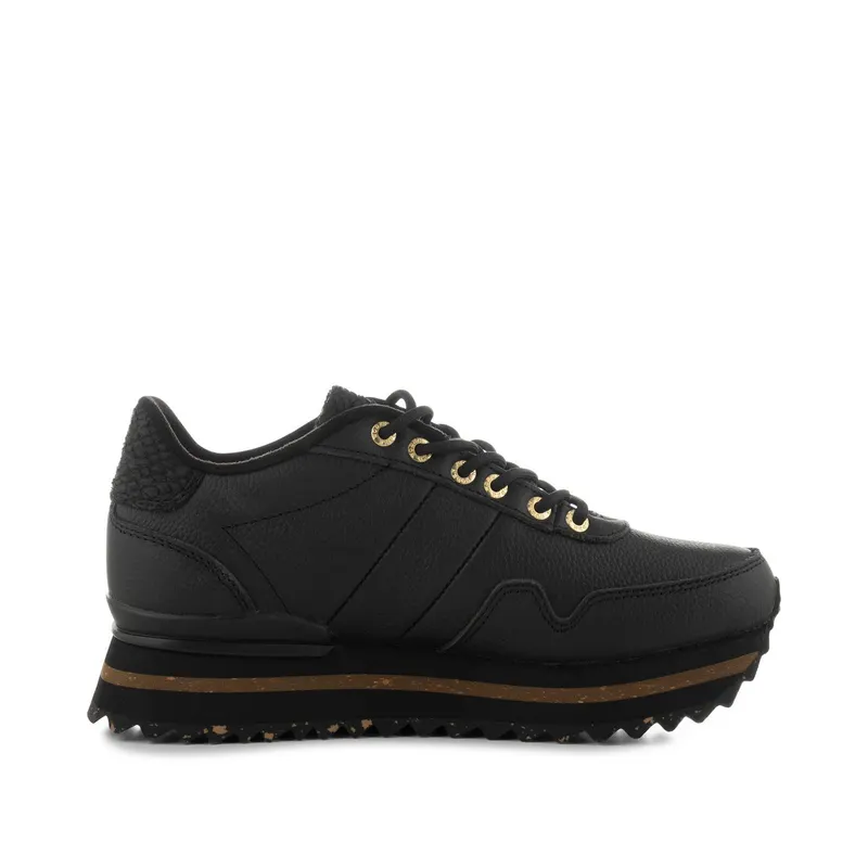 Woden Nora III Full Leather Plateau Black (WL1755 020)