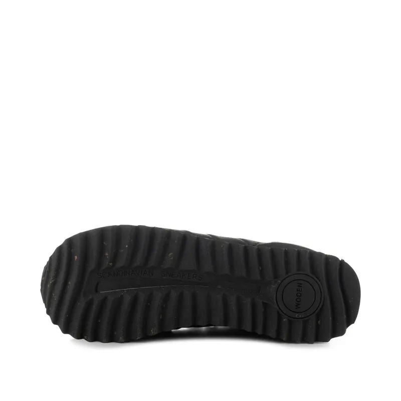 Woden Nora III Full Leather Plateau Black (WL1755 020)