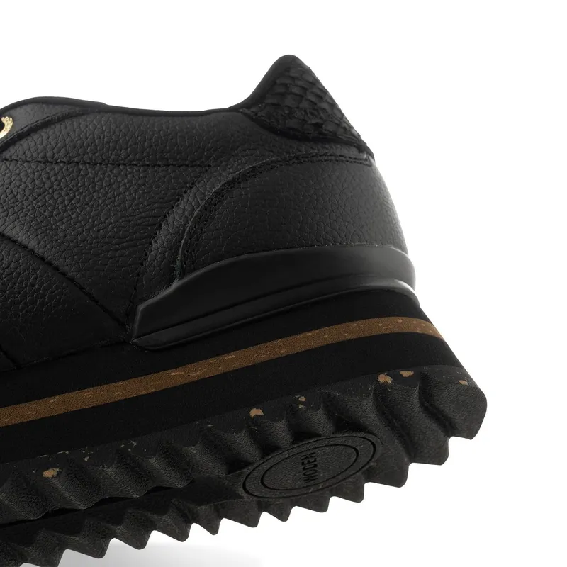 Woden Nora III Full Leather Plateau Black (WL1755 020)