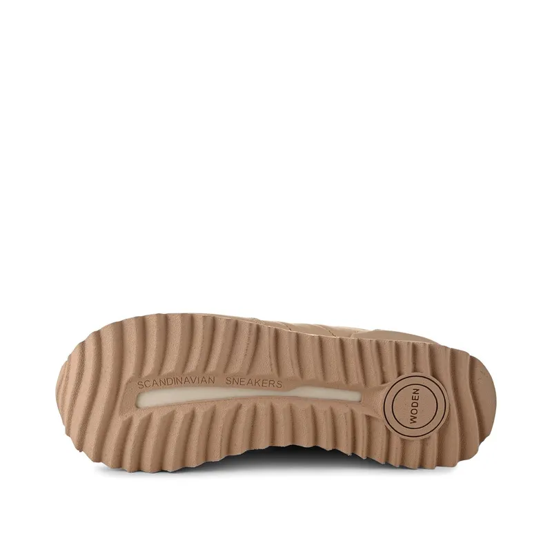 Woden Nora III Full Leather Plateau Coffee Cream (WL1755 852)