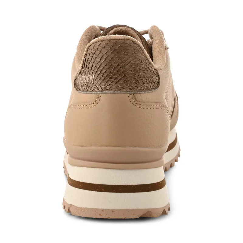 Woden Nora III Full Leather Plateau Coffee Cream (WL1755 852)