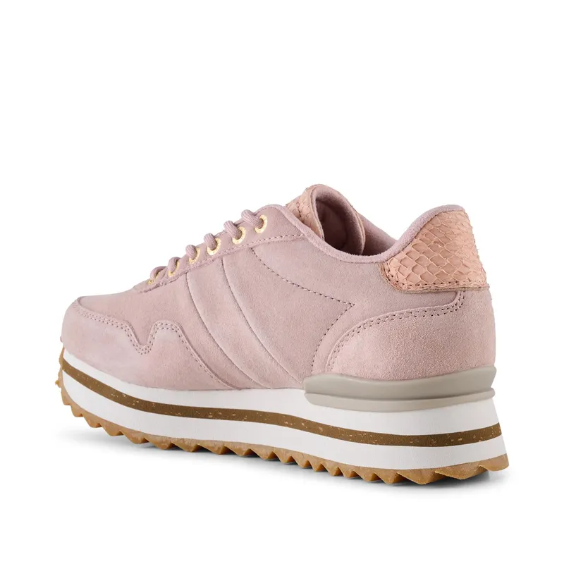 Woden Nora III Suede Plateau Dry Rose (WL1752 800)