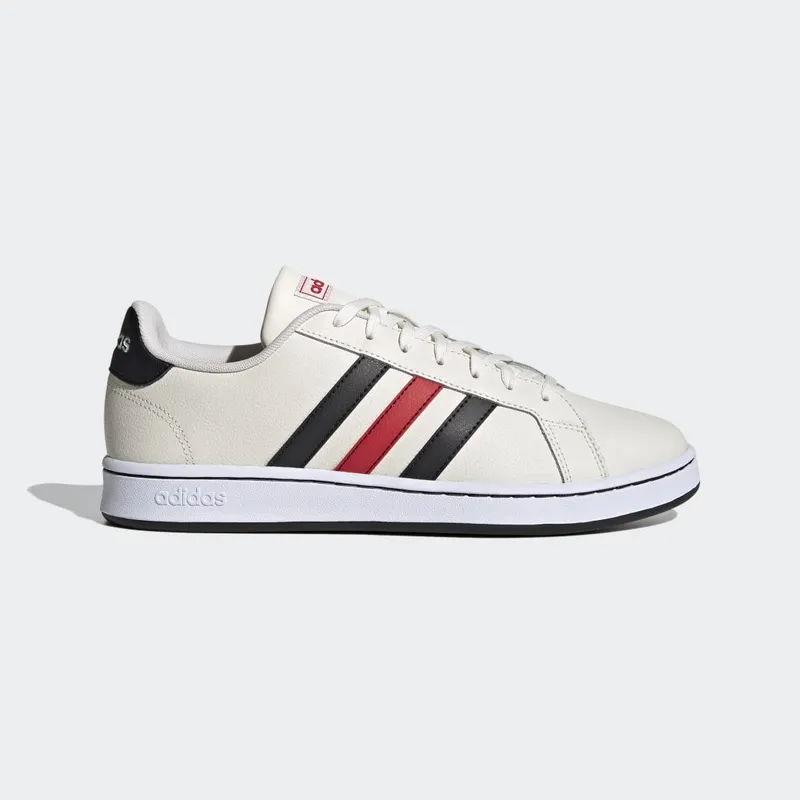adidas Grand Court Chalk White / Core Black / Scarlet (FY8196)