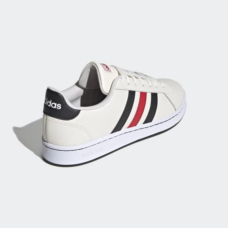 adidas Grand Court Chalk White / Core Black / Scarlet (FY8196)