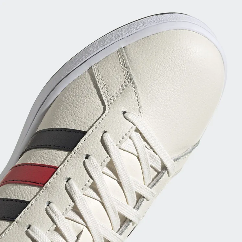adidas Grand Court Chalk White / Core Black / Scarlet (FY8196)