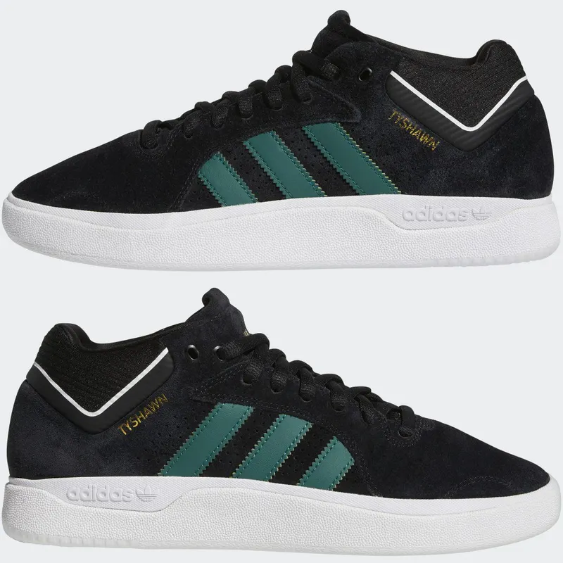 adidas Tyshawn Core Black / Collegiate Green / Cloud White (GW3168)