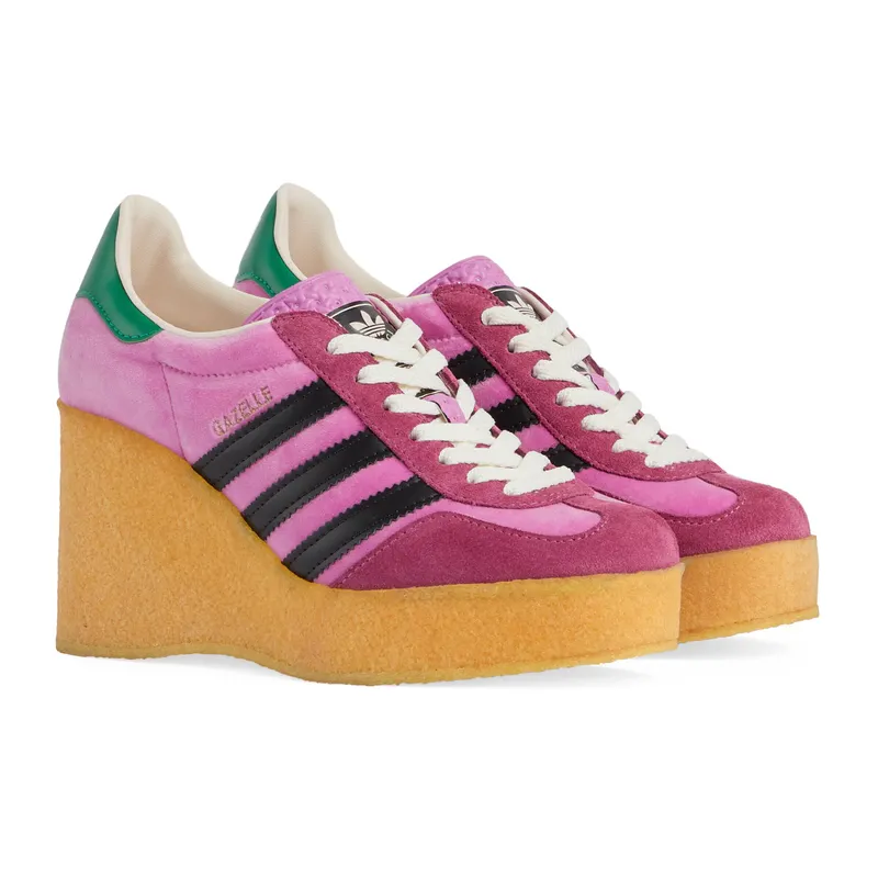 Gucci adidas x Gucci wedge Gazelle Pink 725627FAAQY5942