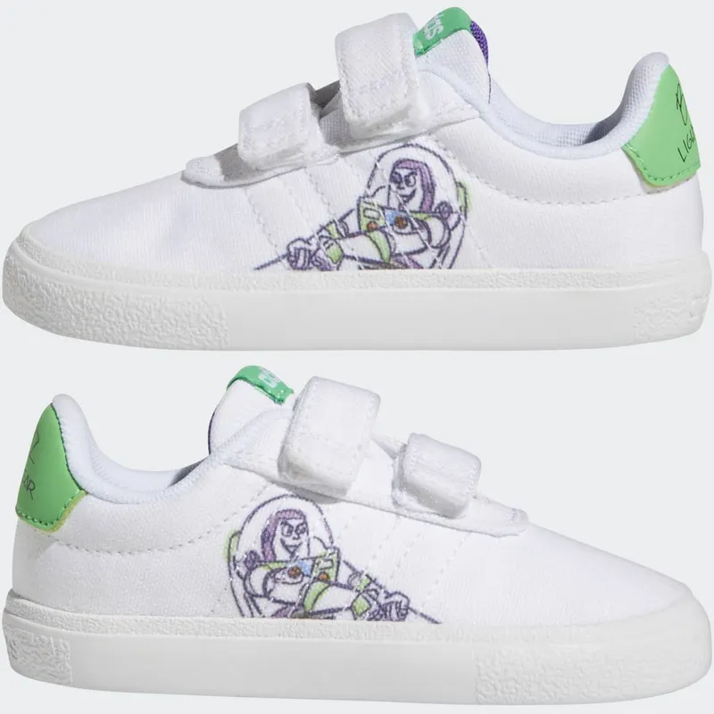 adidas adidas x Disney Pixar Buzz Lightyear Vulc Raid3r Cloud White / Semi Solar Lime / Active Purple (GY5441)