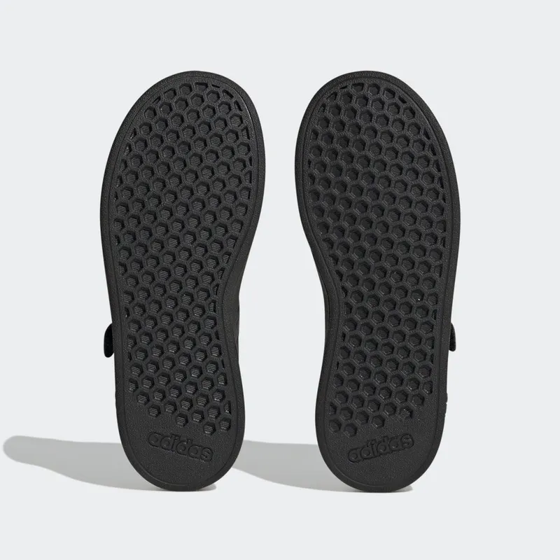 adidas Grand Court Lifestyle Court Elastic Lace and Top Strap Core Black / Core Black / Grey Six (FZ6161)