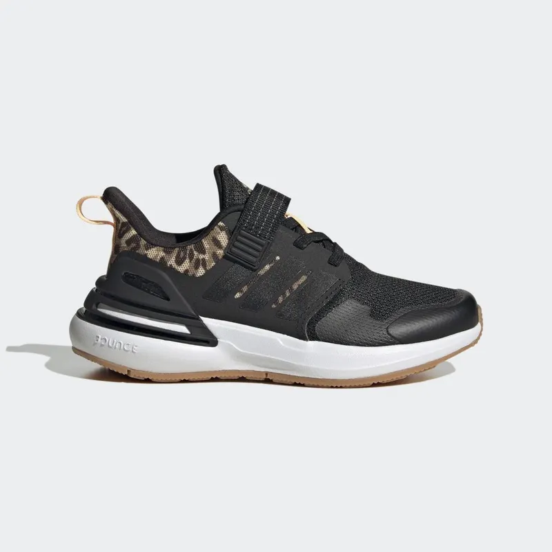 adidas Rapidasport Bounce Sport Running met Elastische Veters en Klittenband Core Black / Core Black / Gold Metallic (FZ6349)