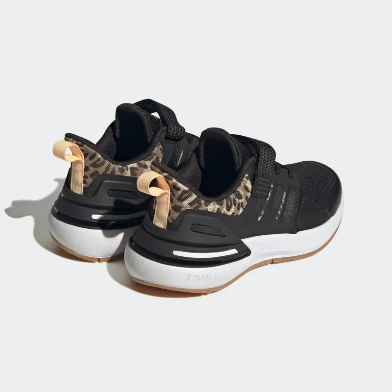 adidas Rapidasport Bounce Sport Running met Elastische Veters en Klittenband Core Black / Core Black / Gold Metallic (FZ6349)