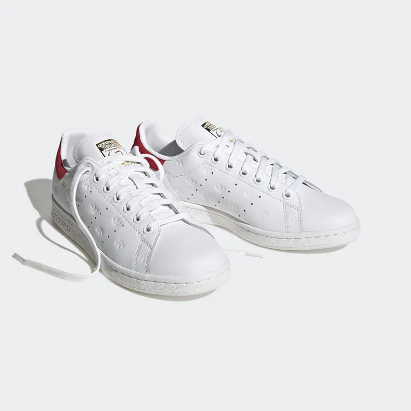 adidas Stan Smith Cloud White / Better Scarlet / Gold Metallic (FZ6370)