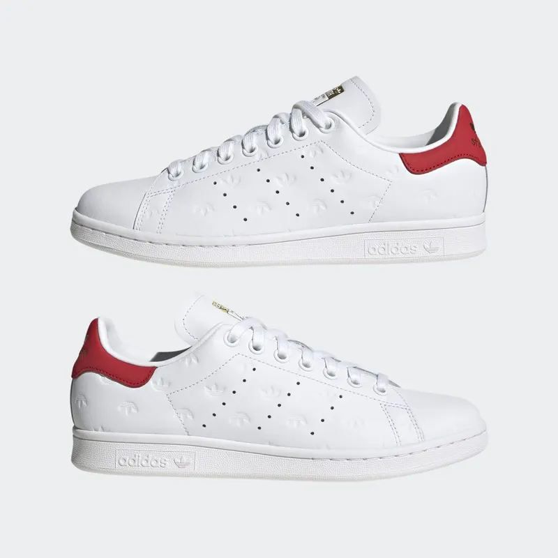 adidas Stan Smith Cloud White / Better Scarlet / Gold Metallic (FZ6370)