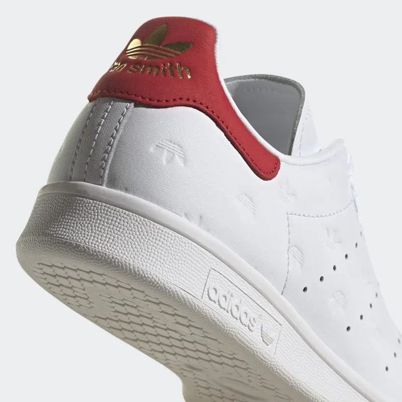 adidas Stan Smith Cloud White / Better Scarlet / Gold Metallic (FZ6370)