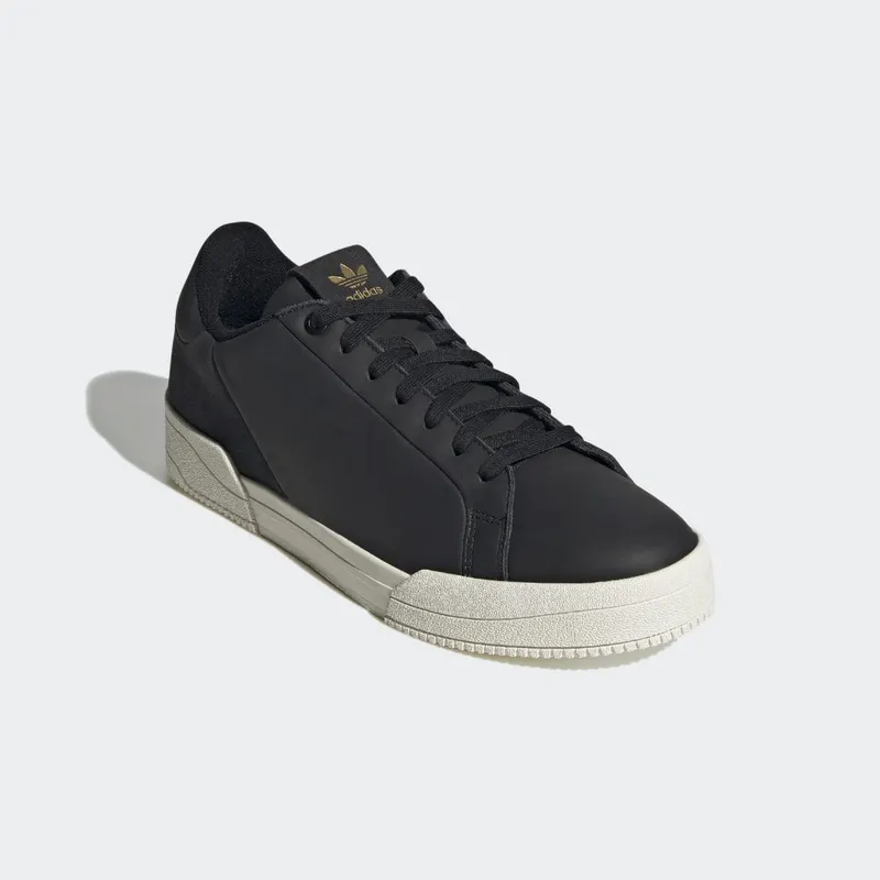 adidas Court Tourino RF Core Black / Chalk White / Gold Metallic (GV7907)