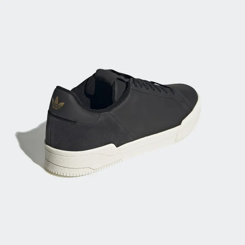 adidas Court Tourino RF Core Black / Chalk White / Gold Metallic (GV7907)