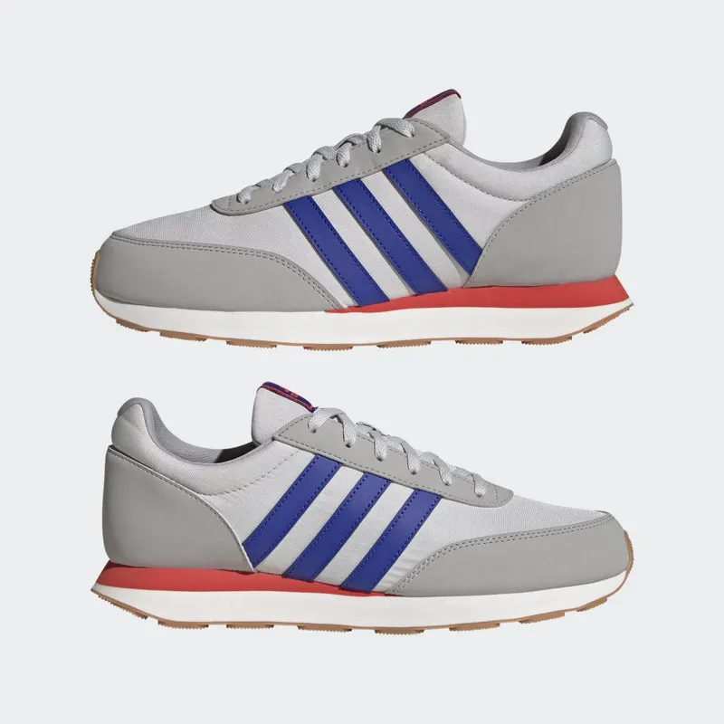 adidas Run 60s 3.0 Lifestyle Hardloopschoenen Grey One / Lucid Blue / Bright Red (HP2261)