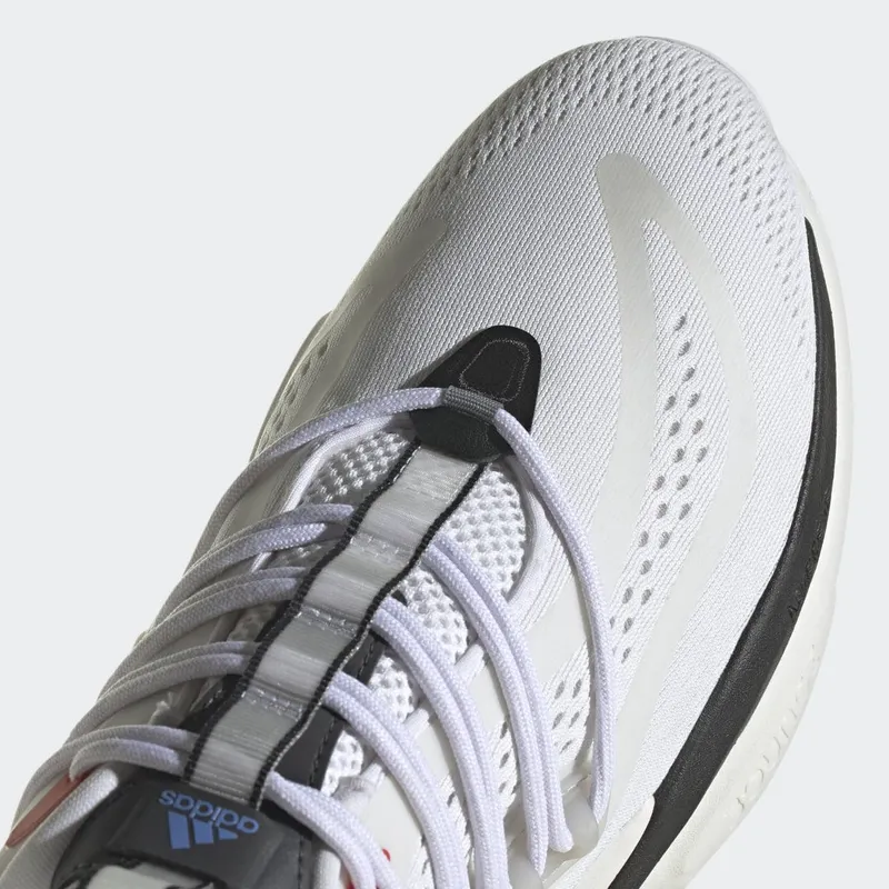 adidas Alphaboost V1 Sustainable BOOST Lifestyle Hardloopschoenen Cloud White / Blue Fusion / Bright Red (HP2757)