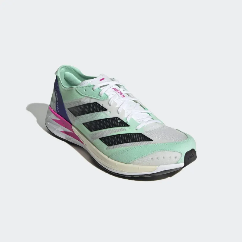 adidas Adizero Adios 7 Cloud White / Core Black / Pulse Mint (GV9059)