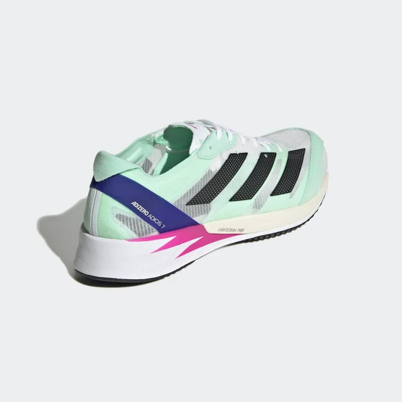 adidas Adizero Adios 7 Cloud White / Core Black / Pulse Mint (GV9059)