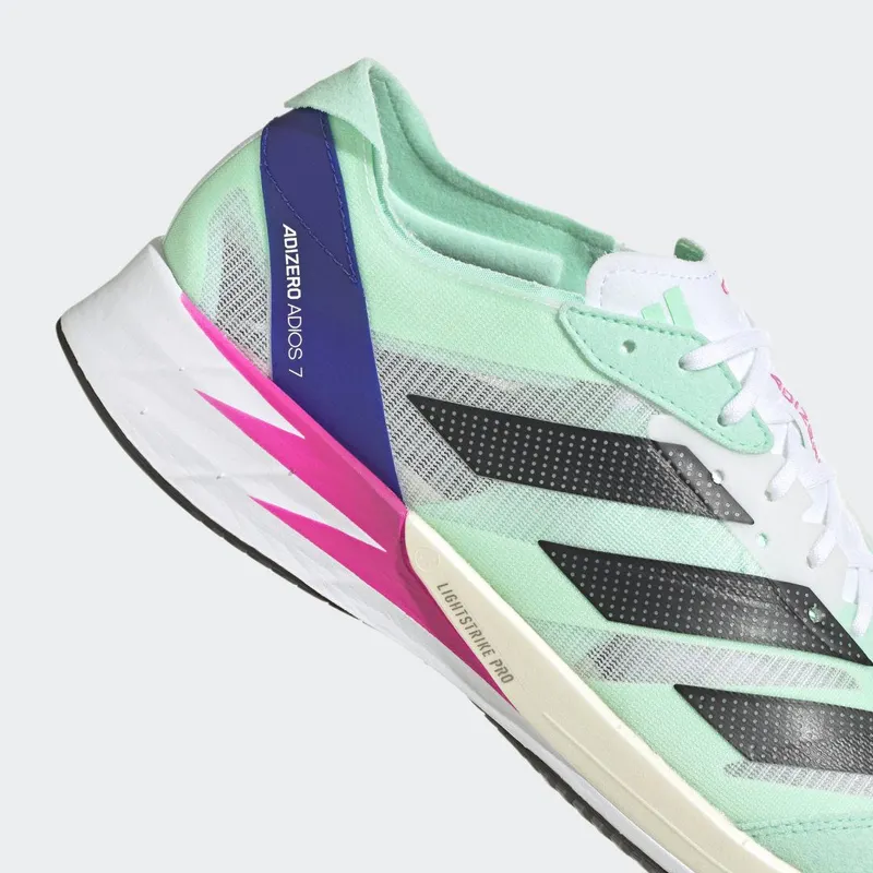 adidas Adizero Adios 7 Cloud White / Core Black / Pulse Mint (GV9059)