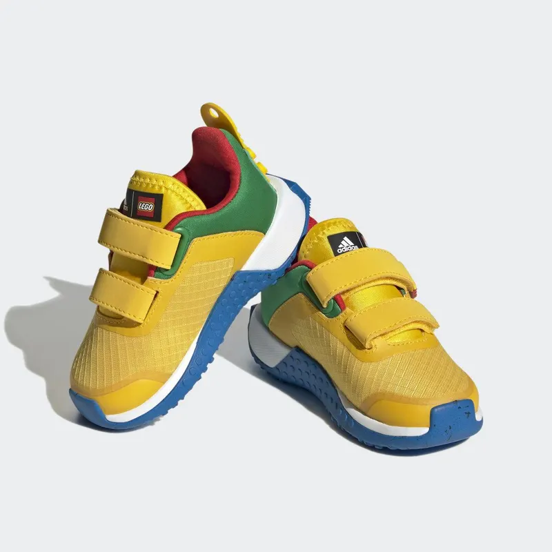 adidas adidas Sport DNA x LEGOÂ® Lifestyle met Dubbel Klittenband Eqt Yellow / Core Black / Shock Blue (HQ1308)