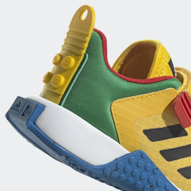 adidas adidas Sport DNA x LEGOÂ® Lifestyle met Dubbel Klittenband Eqt Yellow / Core Black / Shock Blue (HQ1308)